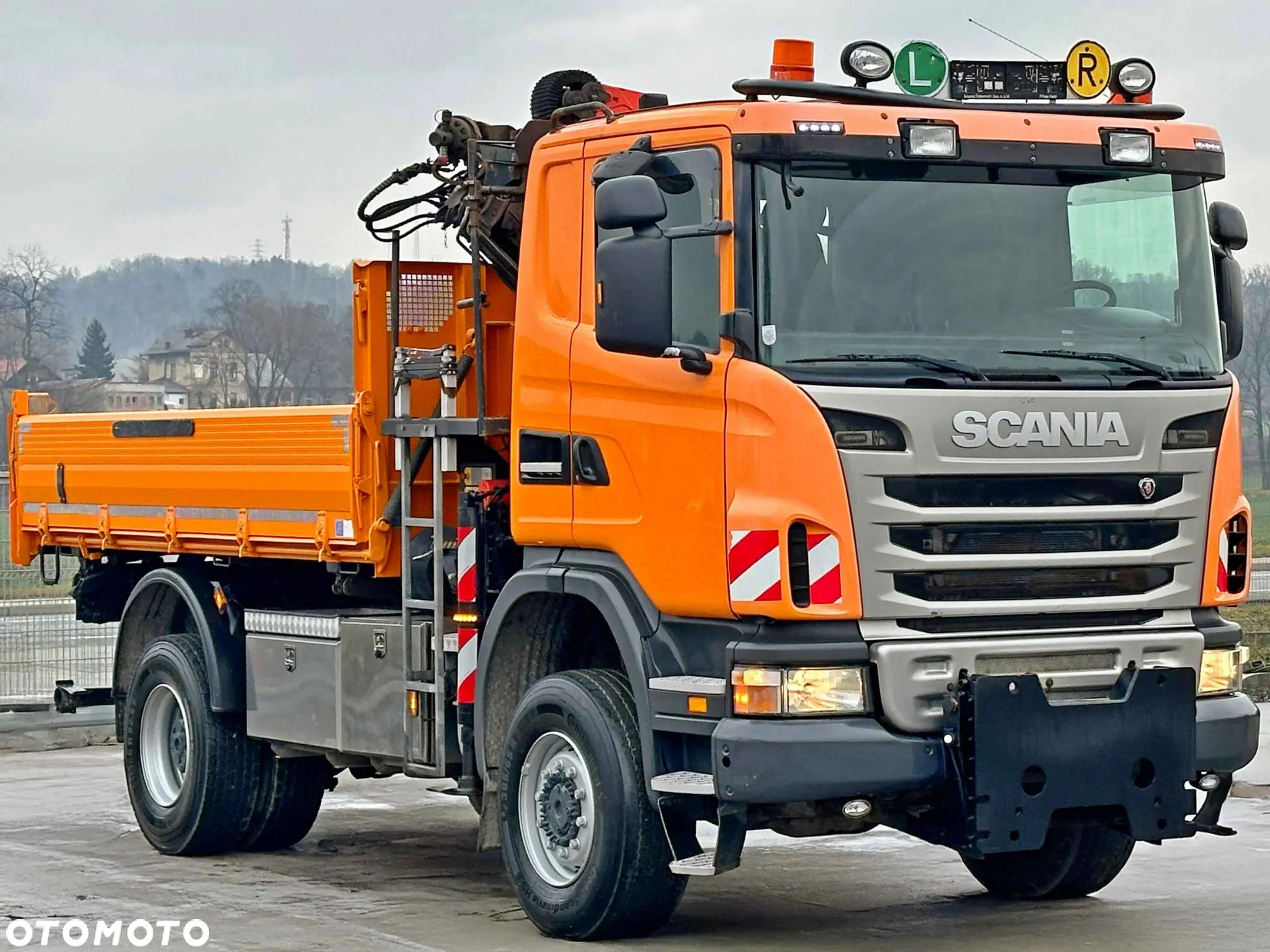 Scania G 360 * WYWROTKA 4,10 m + PK 11002 B + PILOT * 4x4 - 4