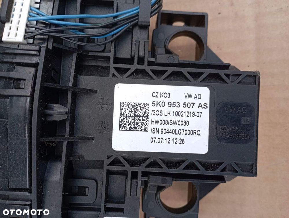 VW GOLF VI 6 MANETKI PRZEŁĄCZNIK ZESPOLONY PAJĄK EUROPA 5K0953507AS - 2