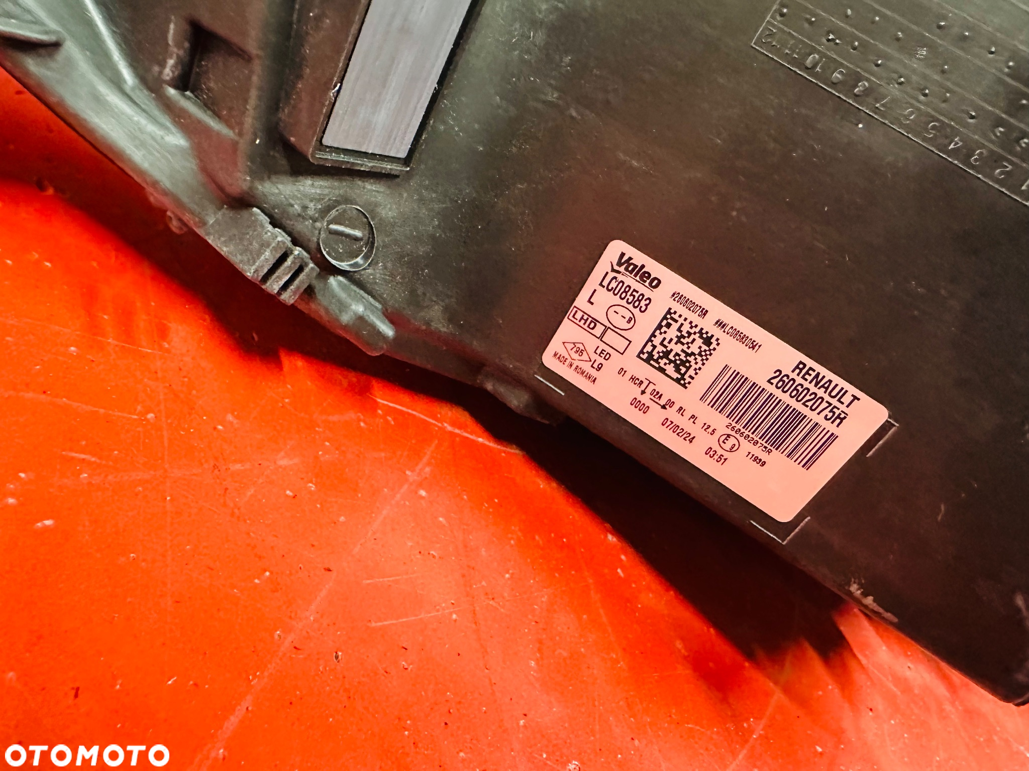 LAMPA LEWA RENAULT MEGANE FULL LED 260602075R - 8