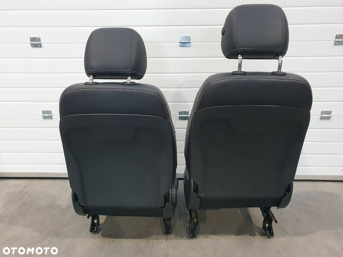 FOTELE KANAPA BOCZKI KOMPLET PÓŁ SKÓRA CZARNE EU ELEKTRYCZNE MERCEDES W246 - 16