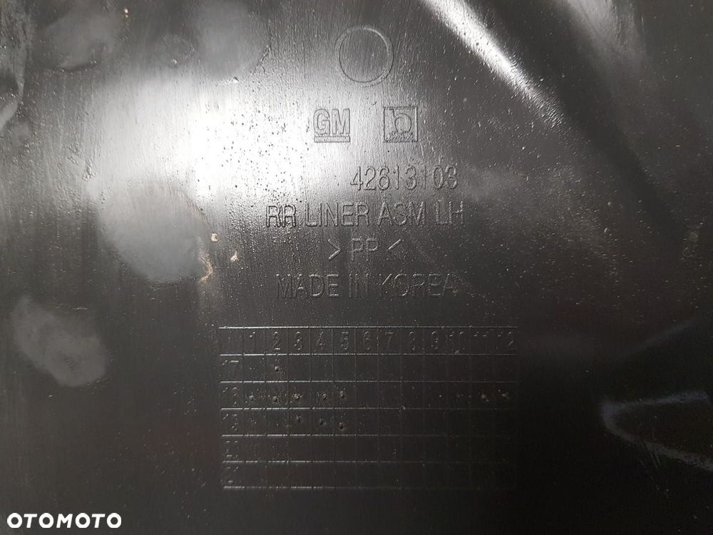 OPEL MOKKA X 12- NADKOLE LEWE TYLNE TYŁ ORYGINAŁ GM 42613103 - 4