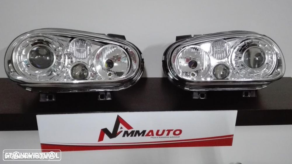 Faróis Golf 4 Look R32 Fundo Cristal - 1