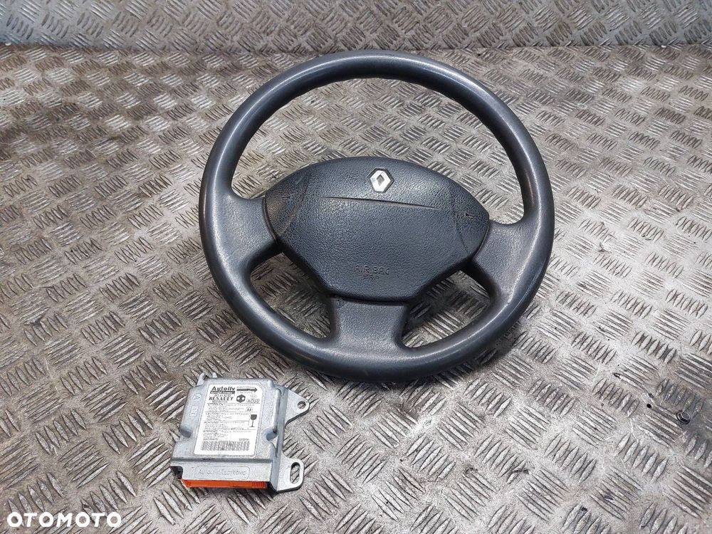 KIEROWNICA + PODUSZKA + MODUŁ AIRBAG RENAULT KANGOO I FL 8200354725 - 1