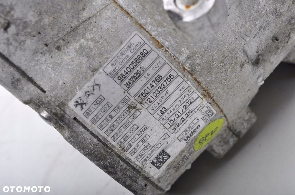 PEUGEOT 2008 II e-2008 SPRĘŻARKA KLIMATYZACJI 9840056680 - 3