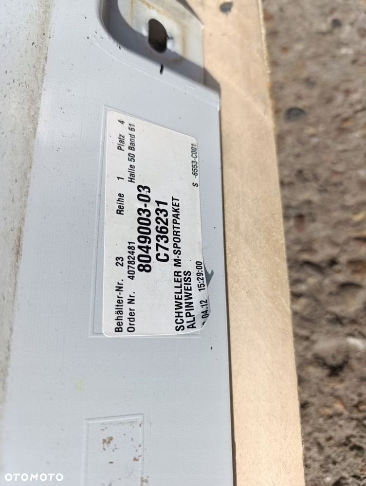 BMW F10 F11 LEWA NAKŁADKA PROGOWA M-PAKIET A300 8049003 - 5