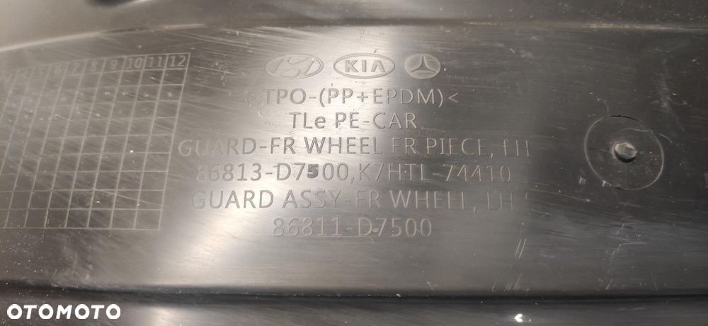 NADKOLE LEWE LEWY PRZÓD PRZEDNIE HYUNDAI TUCSON II LIFT 18-21 86813-D7500 - 4