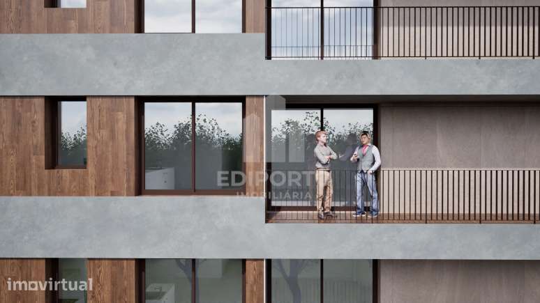 Apartamento  T2 com Terraço e garagem  para 2 carros com áreas amplas - Grande imagem: 2/15