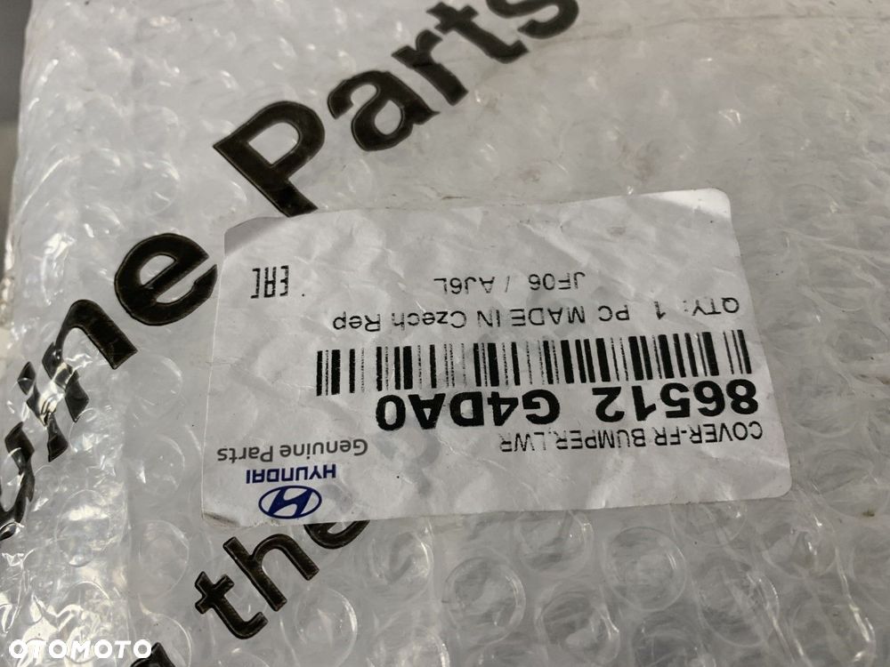 NOWY ORYGINALNY SPOILER ZDERZAKA PRZEDNIEGO PRZÓD HYUNDAI I30 N-LINE LIFT 3 III 21-25 86512-G4dA0 - 7