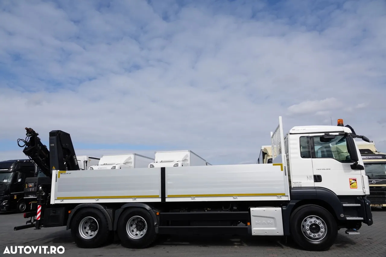 MAN TGS 26.320 / 6X4 / CUTIE 6.5 M + HDS HIAB 188 BS-3 / CAPACITATE MAX: 5000 KG / RADIO CONTROL / ROTATOR / EURO 6 - 15