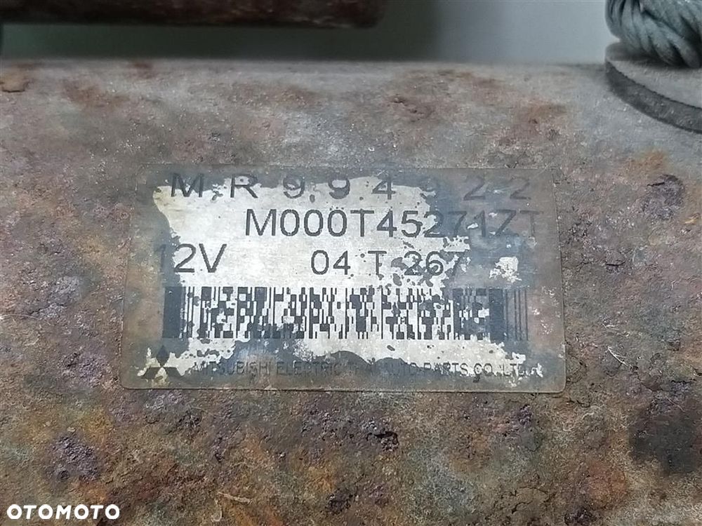 Rozrusznik Smart Forfour I 2004-2006 1.1 B 62KM  MITSUBISHI M000T45271ZT - 2