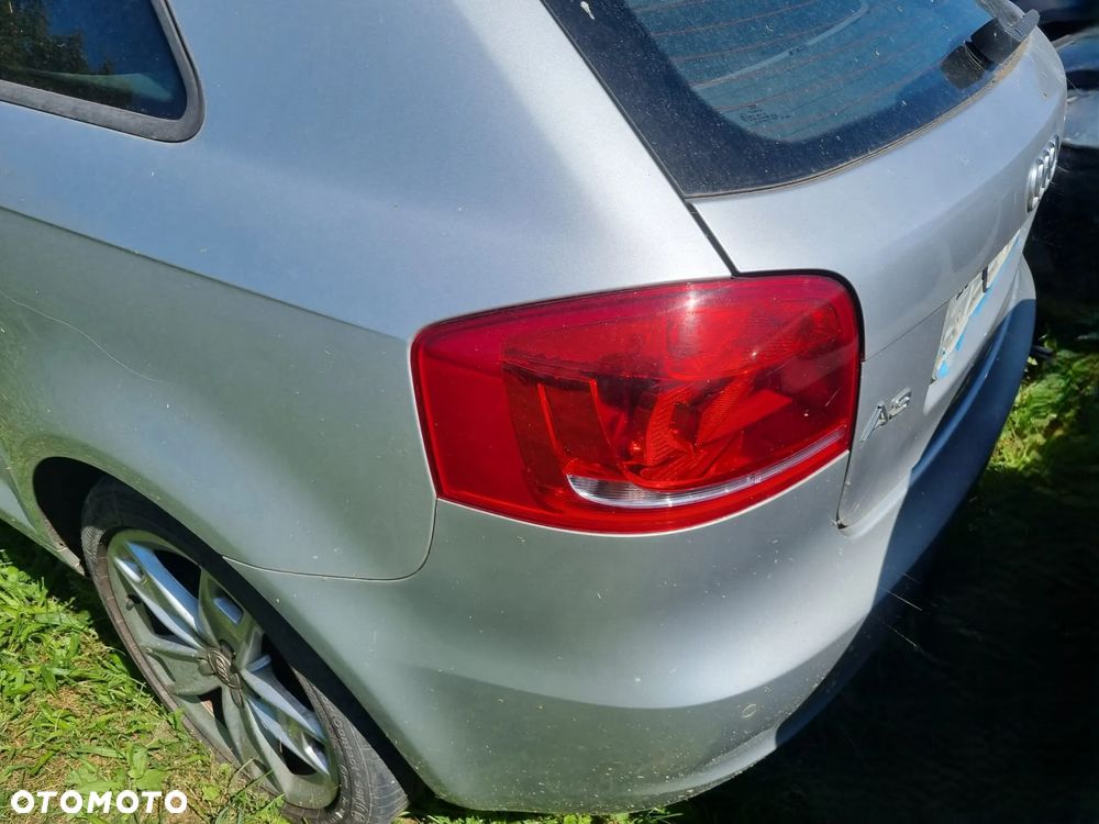 Zderzak Audi A3 8P lift tył kolor LX7W PDC OE - 9