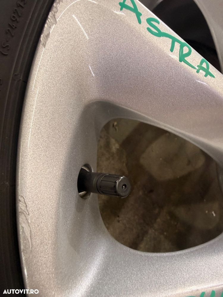 Janta aliaj OPEL ASTRA K an 2016-2021 cu cauciuc vara  205/55r16 si senzor presiune cod 39078765 - 2