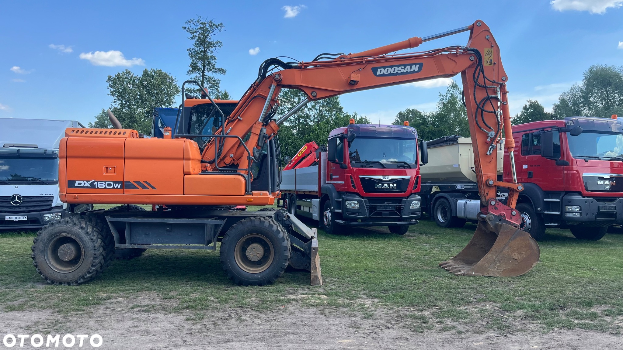 Doosan DX160 W-3 Mth 5800 Koparka Kołowa Łyżka Skarpowa + Do Kopania Sprowadzona Z Niemiec Super Stan - 3