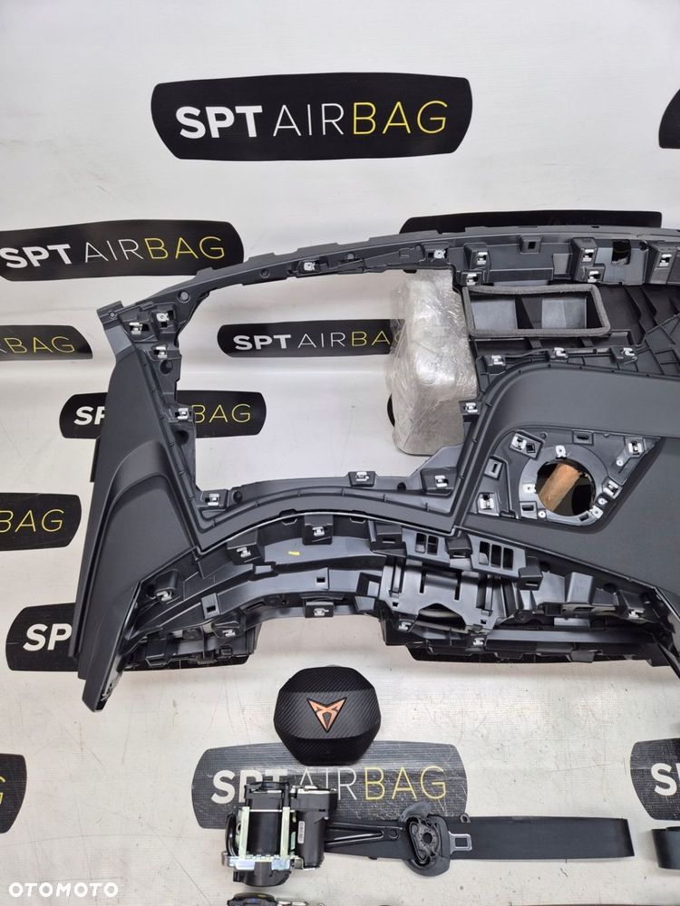 CUPRA BORN DESKA ROZDZIELCZA KONSOLA KOKPIT PULPIT PODUSZKI AIRBAG AIR BAG PASY KIT SET - 2