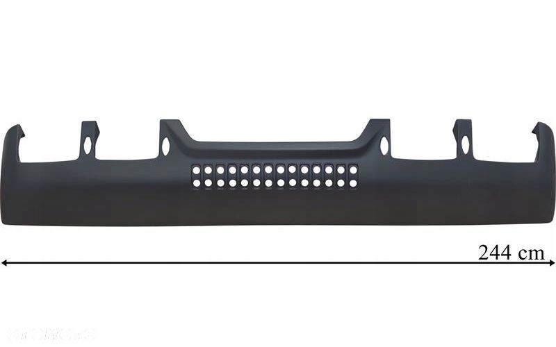 mercedes sk 1735 spoiler zderzak szeroka kabina 6498800736 - 1