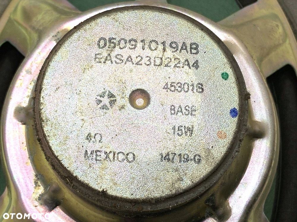 GŁOŚNIKI KOMPLET  JEEP COMPASS (MP, M6) 2016 - 2022 1.4 MultiAir 103 kW [140 KM] benzyna 2017 - - 3