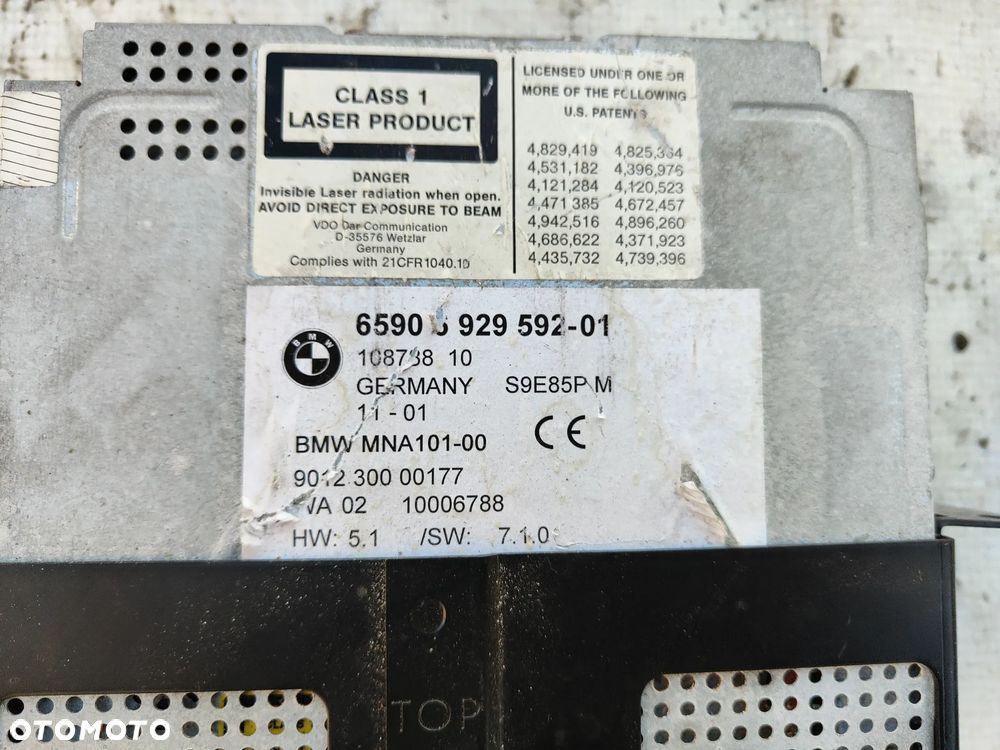 BMW E65 E66 Czytnik nawigacji 6929592 - 5
