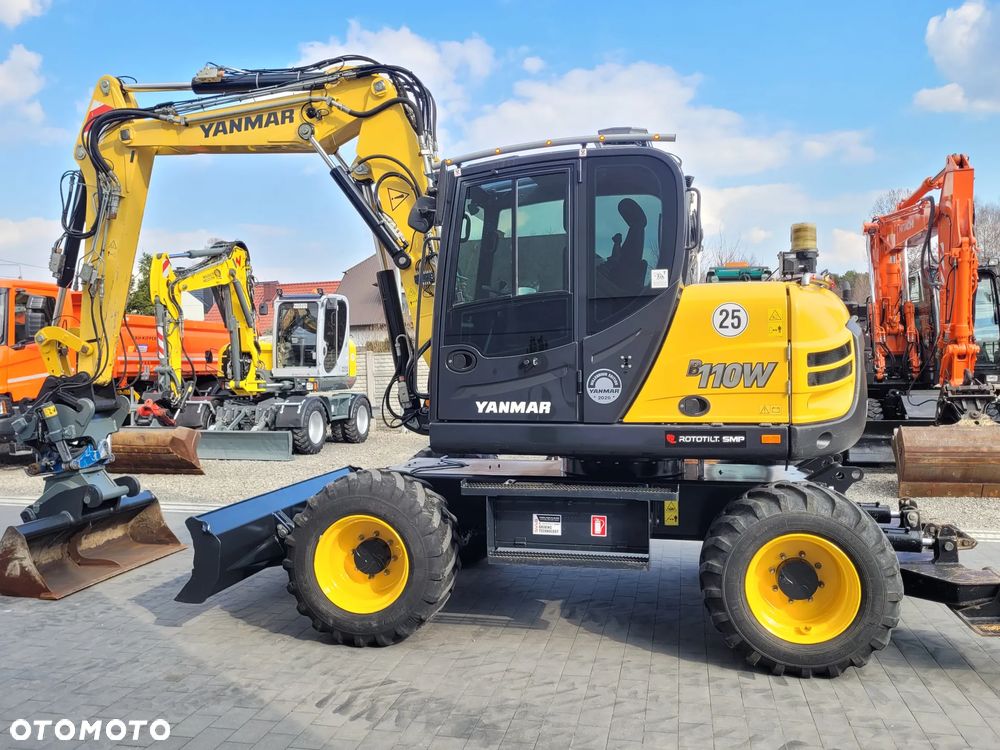 Yanmar B110W / ROTOTILT / przyczepa / - 10