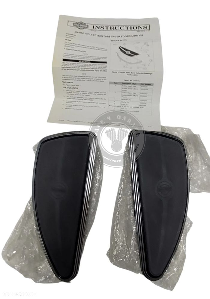 Podesty podłogi pasażera Harley Davidson Softail Dyna 50500245 - 1