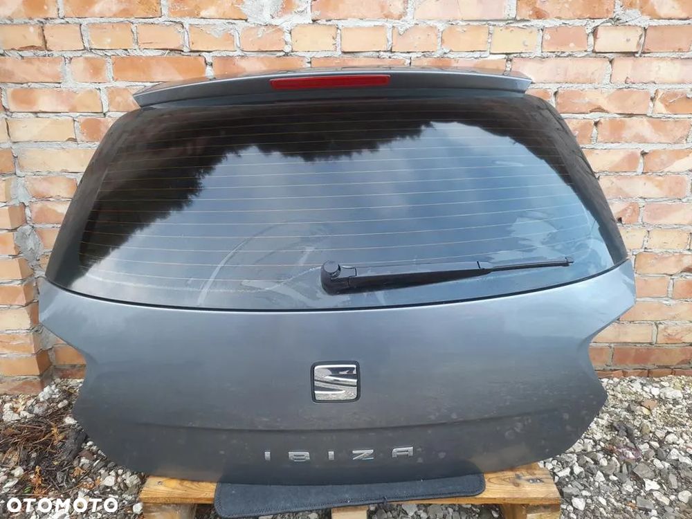 klapa bagażnika tył tylne Seat Ibiza IV lift 6j 5d HB LX7R bez malowania - 4