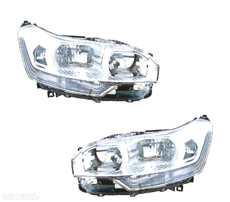 FARÓIS CITROEN C5 08-10 SEM MOTOR - 1