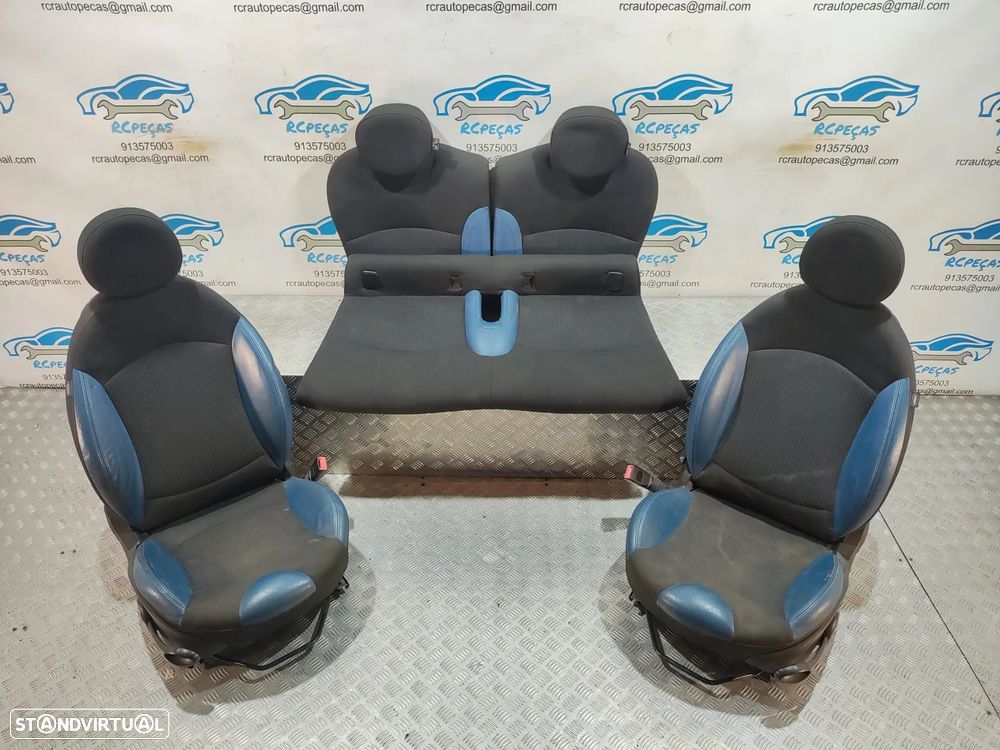 Bancos originais MINI COOPER R56 pele tecido airbag - 9