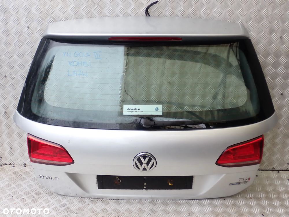 KLAPA BAGAŻNIKA VW GOLF VII KOMBI  KOD LAKIERU LA7W - 1