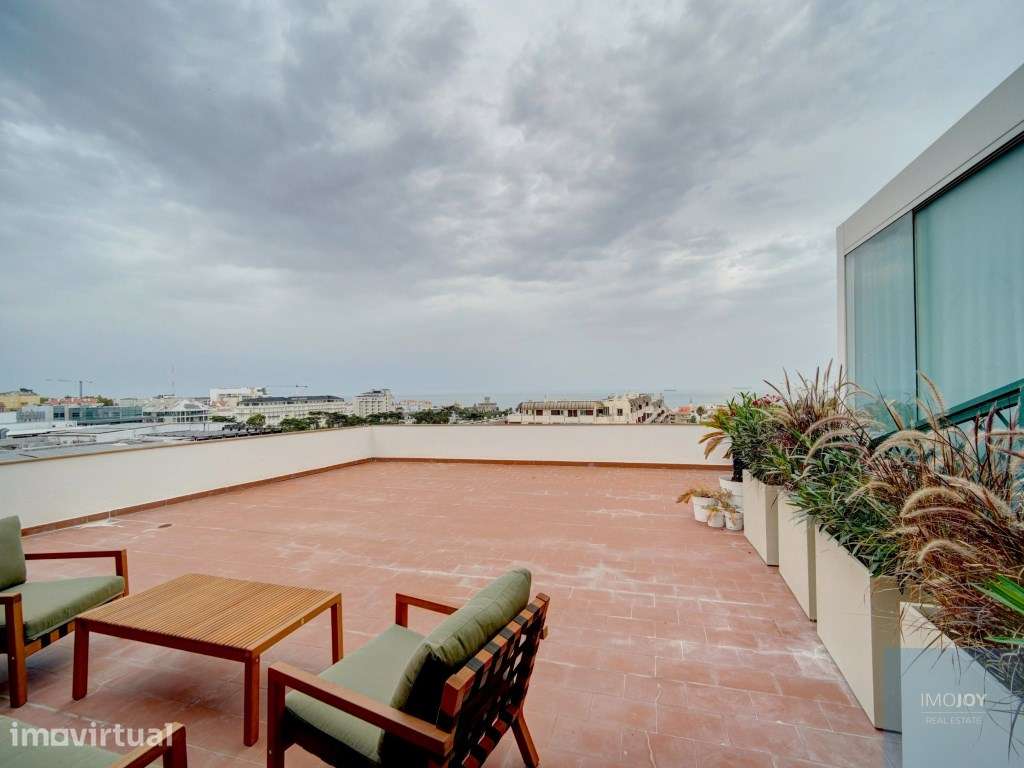 Apartamento T1 com Terraço e Vista Mar no Estoril - Grande imagem: 5/25