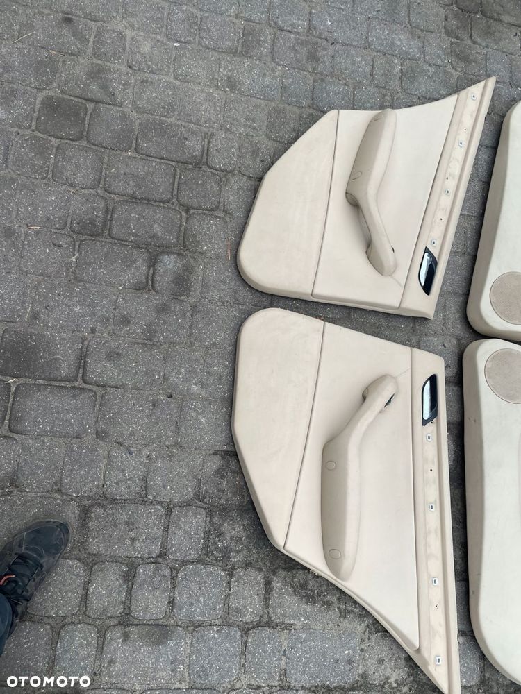 boczki bmw e46 sedan kombi skóra kremowa europa - 2