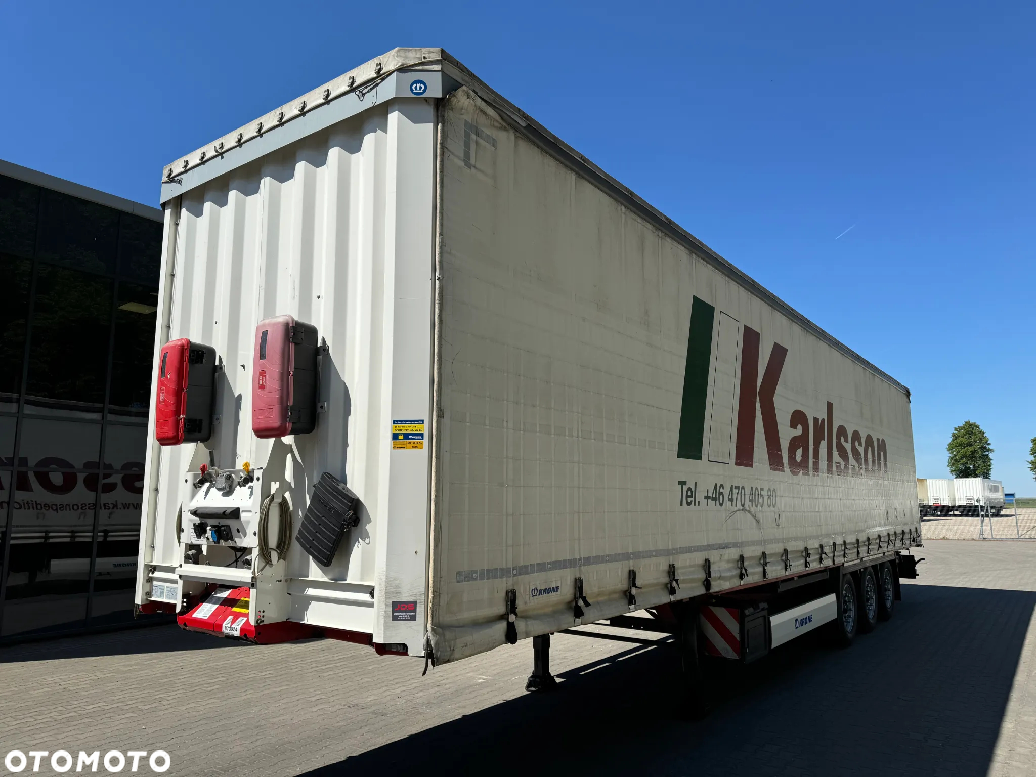 Krone Coilmulde, Rozsuwany tył, Maxi 385/55R22,5 - 5