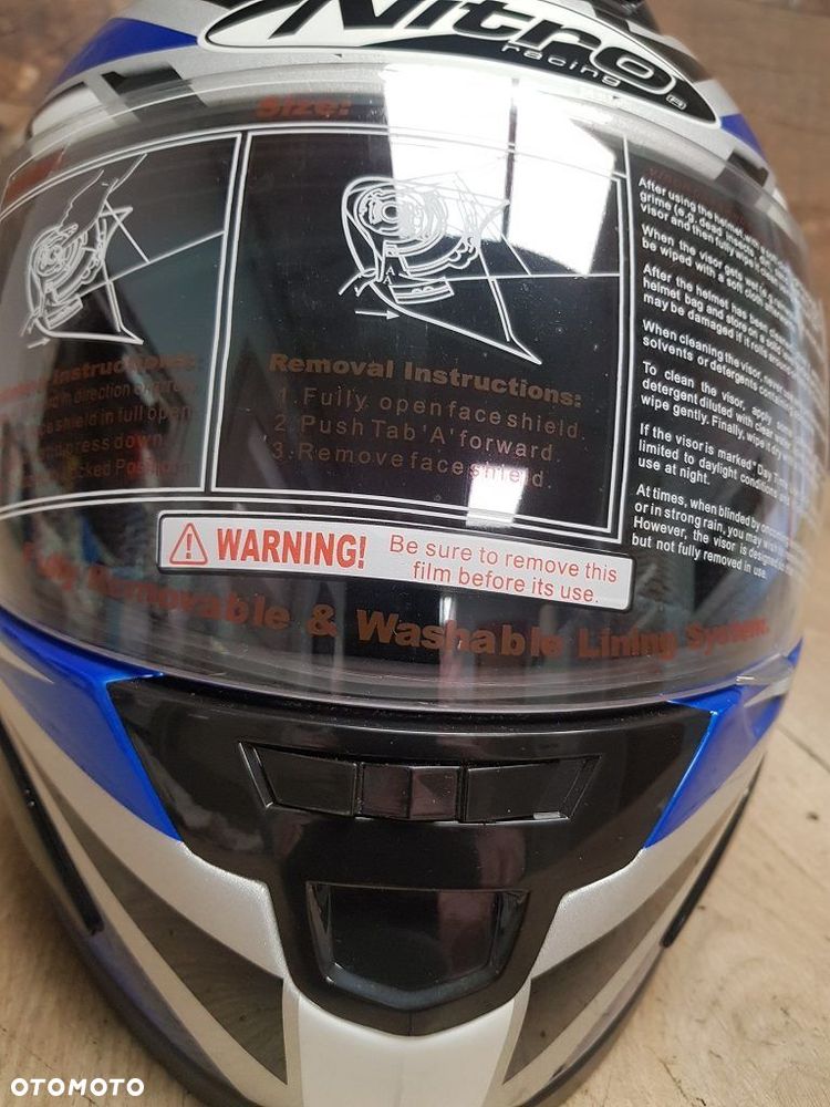 Kask motocyklowy Nitro Racing N510-V rozmiar M 58 - 6