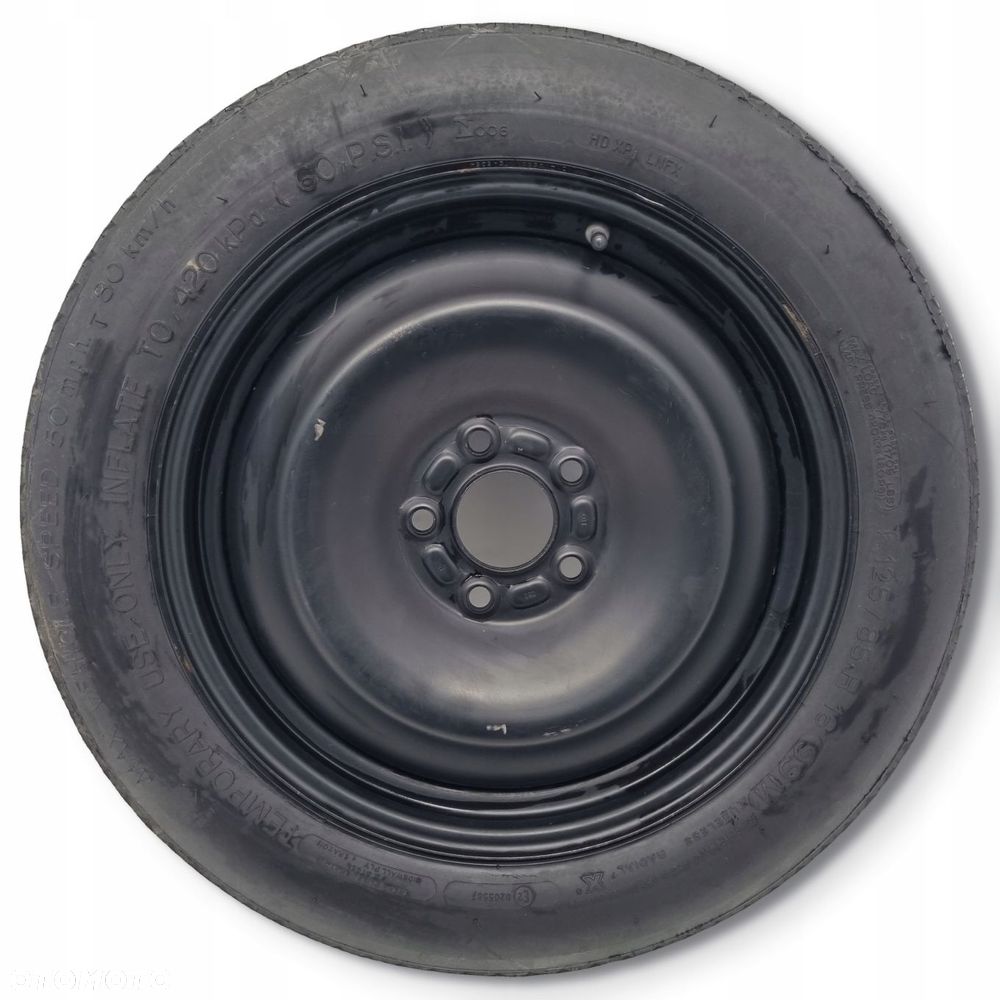KOŁO DOJAZDOWE ZAPASOWE Ford C-Max Focus Mk2 II 125/90 R16 5x108 1S71MH - 1