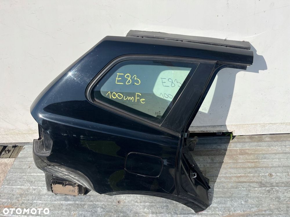 Blotnik cwiartka poszycie prawy tyl 668/9 668 SCHWARZ czarny BMW X3 E83 ORG - 3