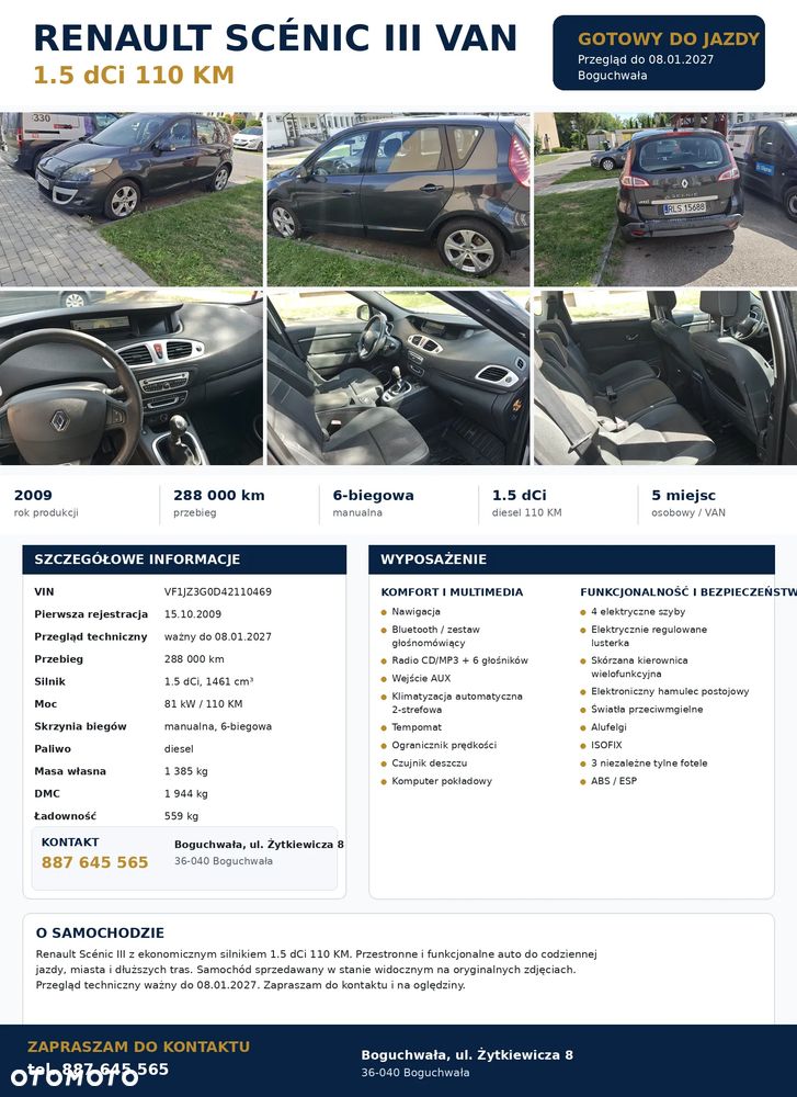 Renault Scenic dCi 110 Expression - 1