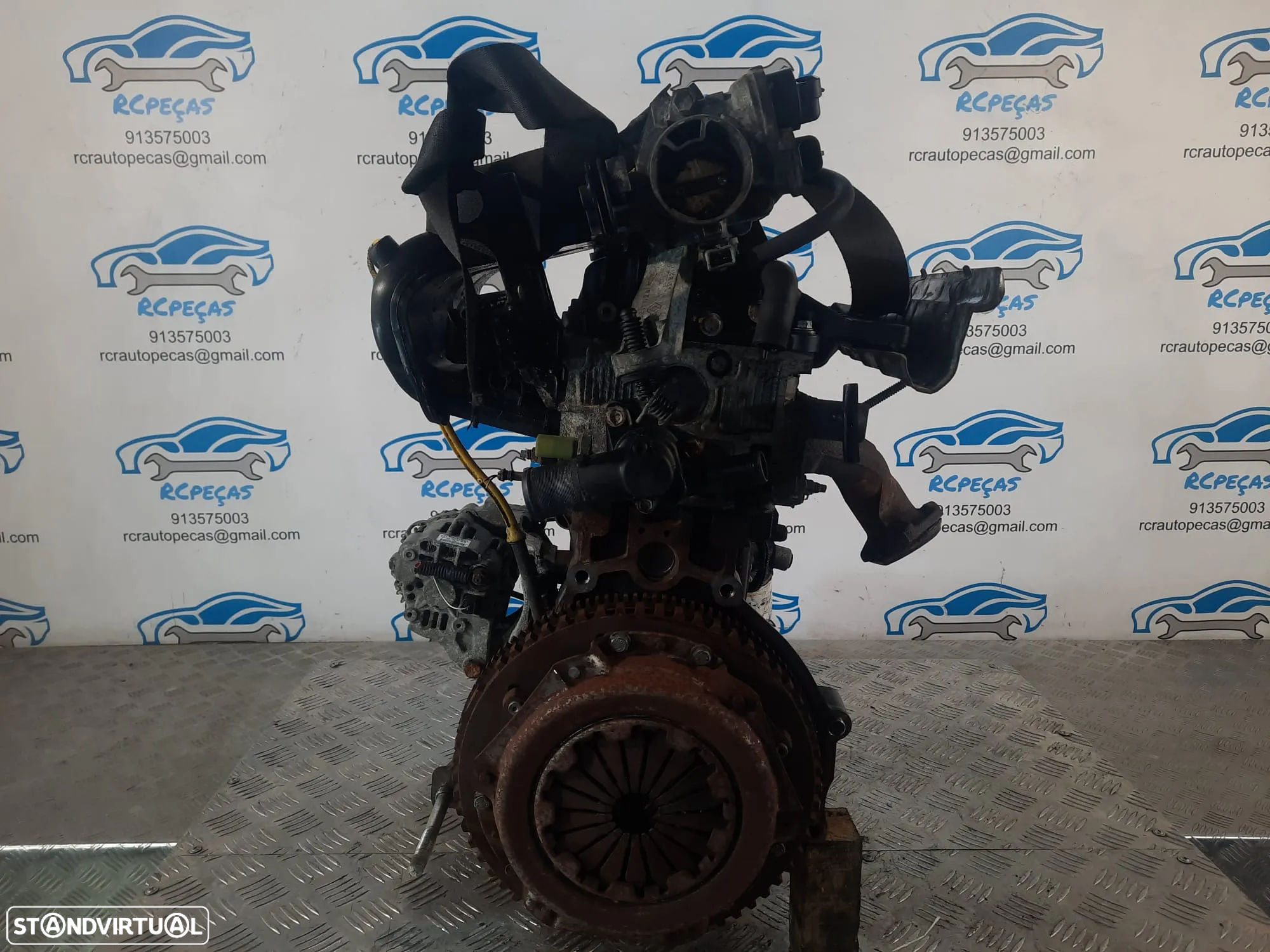 .MOTOR COMPLETO 1.2i 8V 58CV D7F D7FG726 RENAULT CLIO II 2 MK2 FASE I 1 - 2
