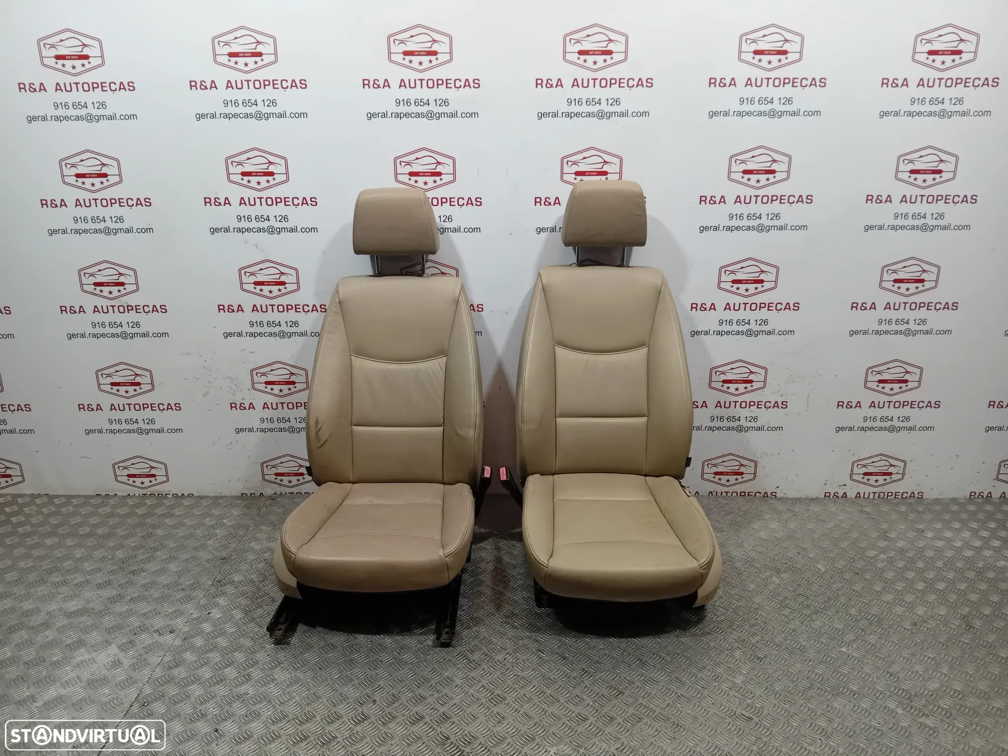 Conjunto de Bancos Bmw E90 em Pele Original - 9