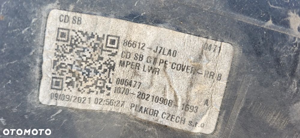 DOKLADKA ZDERZAKA TYL KIA PROCEED GT 86612-J7LA0 86627-J7700 - 13