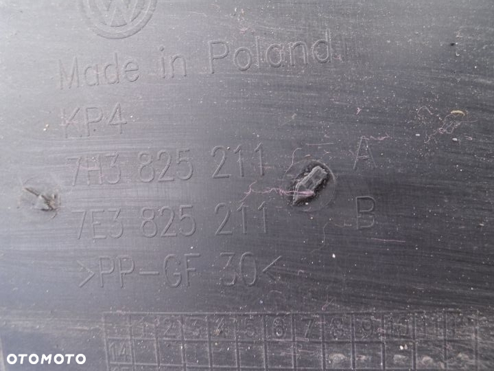 VW T5 T6 MULTIVAN OSŁONA PODWOZIA LEWY TYŁ 7H3825211A - 2