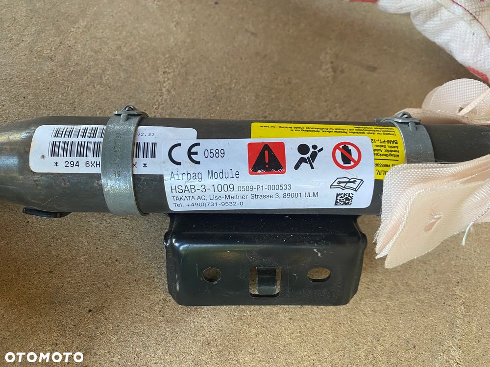 KURTYNA PODUSZKA AIRBAG PRAWA LEWA NISSAN NAVARA D23 NP300 985P04JC0A 985P14JC0A - 2