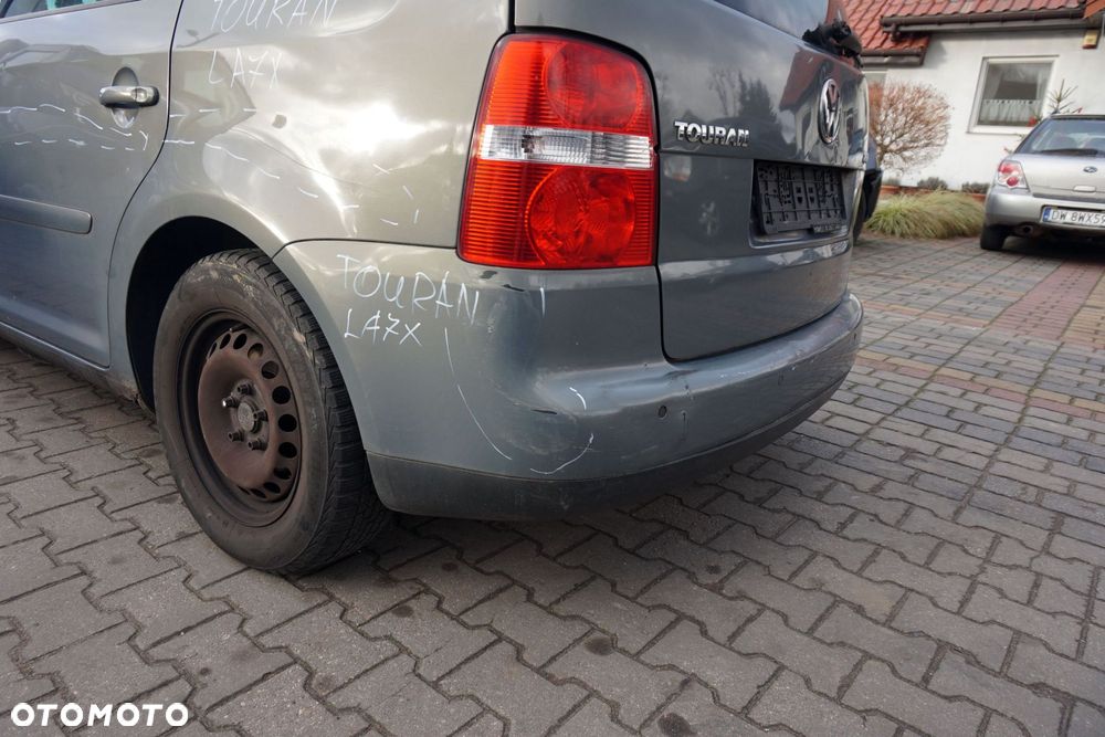 ZDERZAK TYLNY TOURAN I 1T LA7X  SZARY VOLKSWAGEN 2003-2006 - 4
