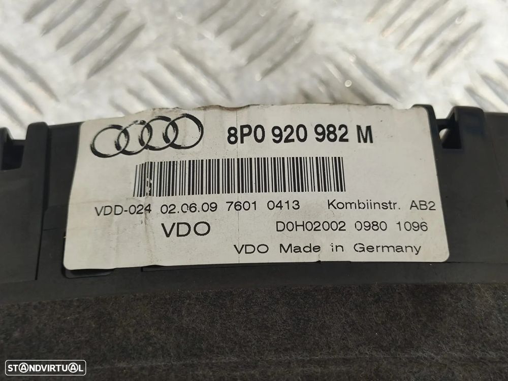 Quadrante original Audi A3 8P - 6