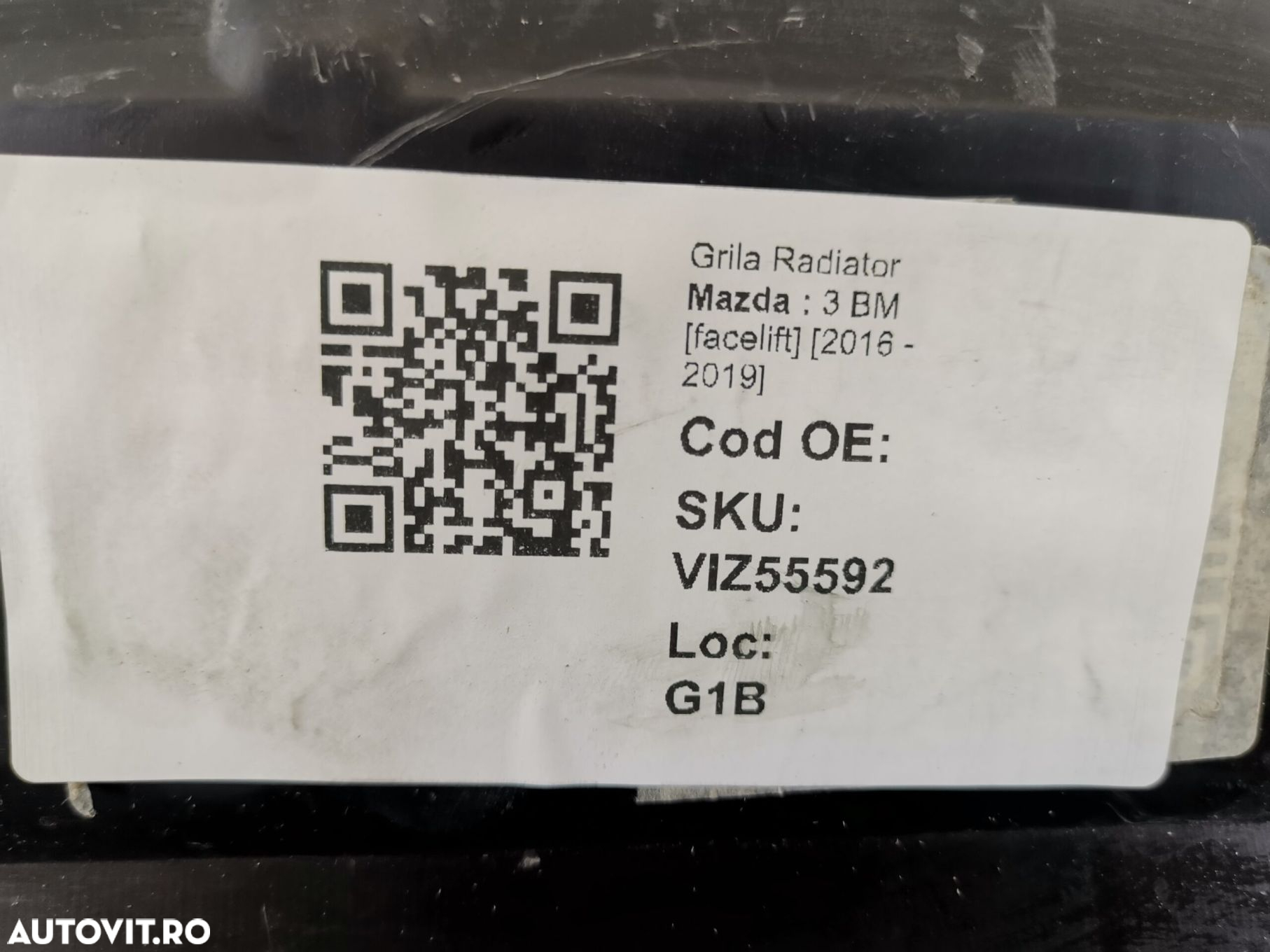 Grila Radiator Mazda  3 BM [facelift] [2016 - 2019] Originala In Stare - 8
