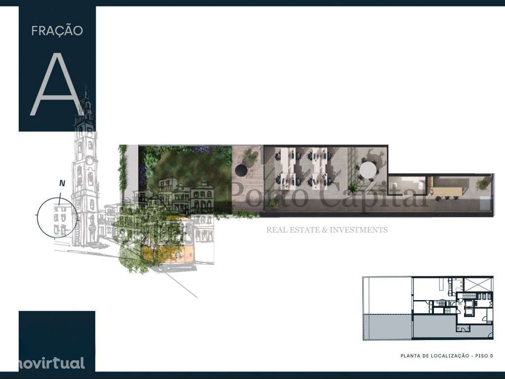 EXCELENTE LOJA (EM CONSTRUÇÃO) COM TERRAÇO EM MATOSINHOS SUL - Grande imagem: 2/20
