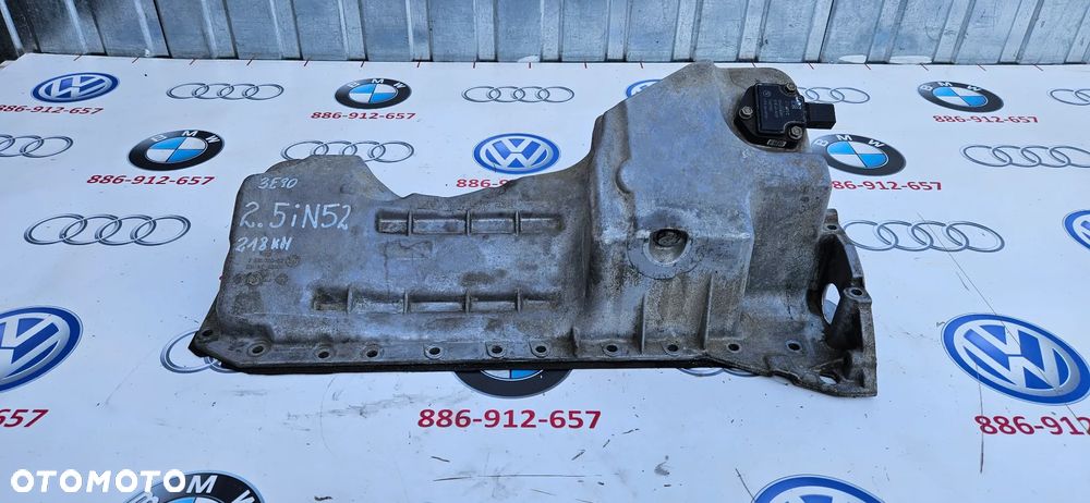 BMW 5 E60 E61 BMW 3 E90 2.5i 218 KM N52 kompletna miska oleju z czujnikiem 7607910 75163802 - 3