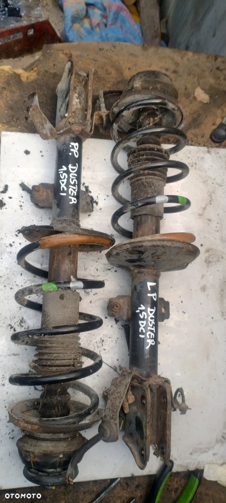 DACIA DUSTER I 1,5dci 4X4 mcperson przód tył amortyzator sprężyna - 1