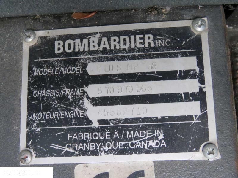 BOMBARDIER PLUS MP 300 [CZĘŚCI] - 2