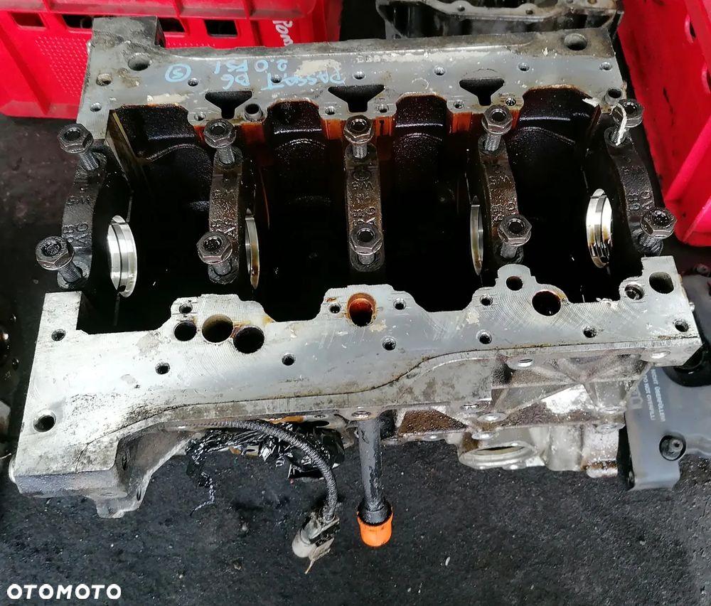 VW PASSAT B6 05- 2.0 FSI BLOK DÓŁ SILNIKA BLR - 2