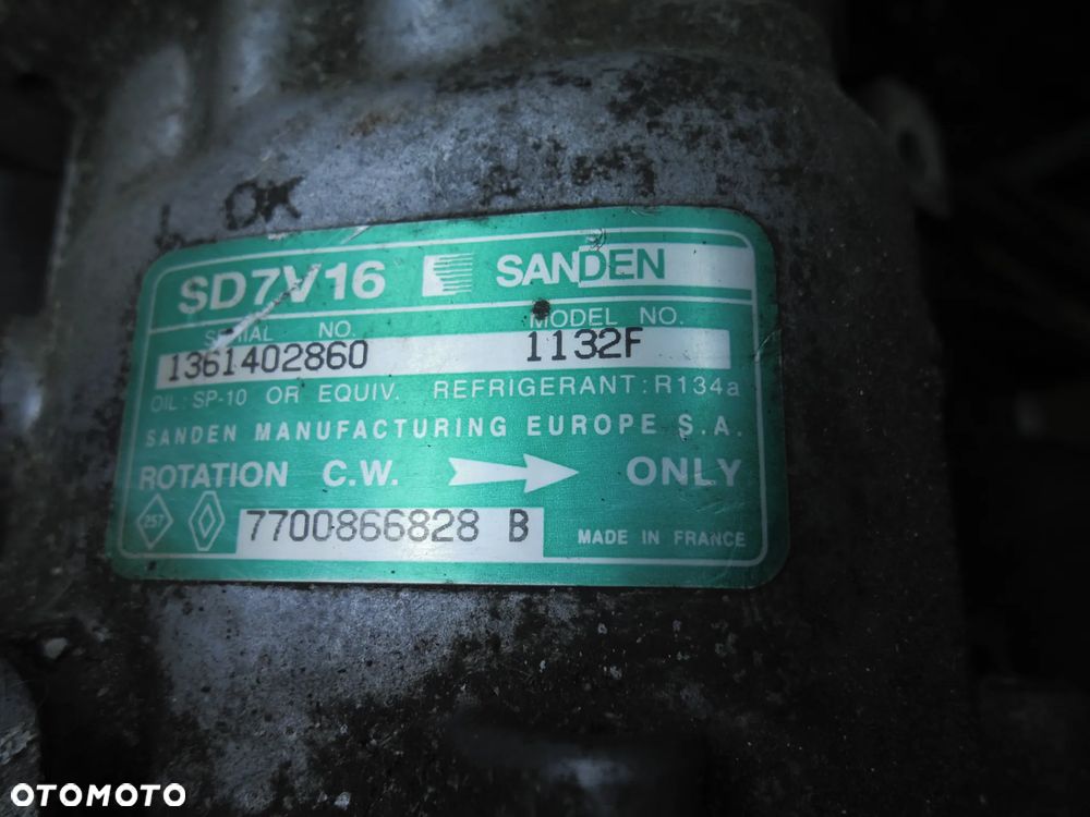 RENAULT MEGANE SCENIC 7700866828B SPRĘŻARKA KLIMATYZACJI POSIADAM 2 SZT - 4