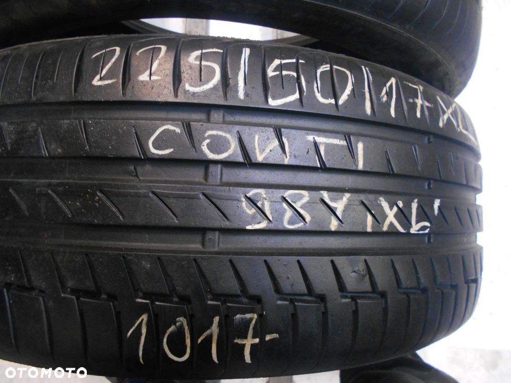 OPONY 225/50R17 CONTINENTAL PREMIUM CONTACT 6 XL DOT 5218 / 1017 8MM - 2