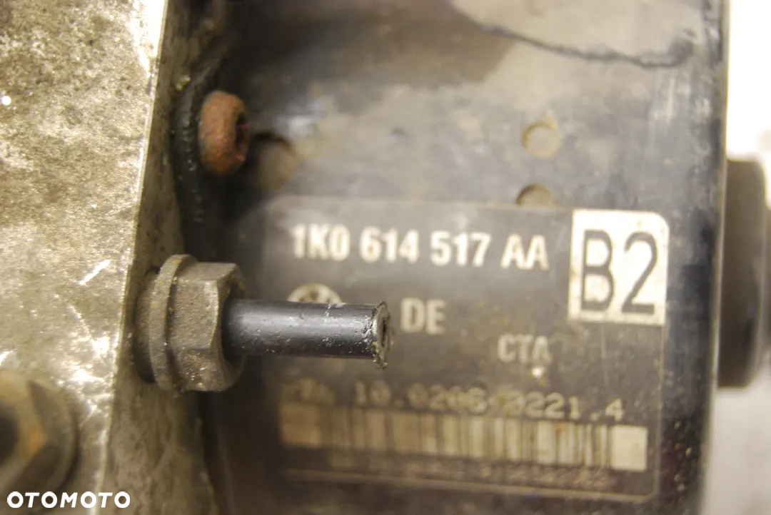 POMPA HAMULCOWA + STEROWNIK 1K0614517AA SKODA OCTAVIA II VRS AUDI SEAT VW - 6